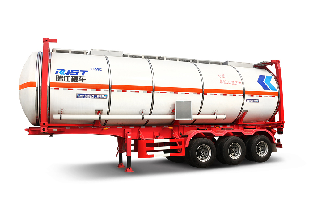 集装箱式液罐半罐车WlEDBODY宽体箱