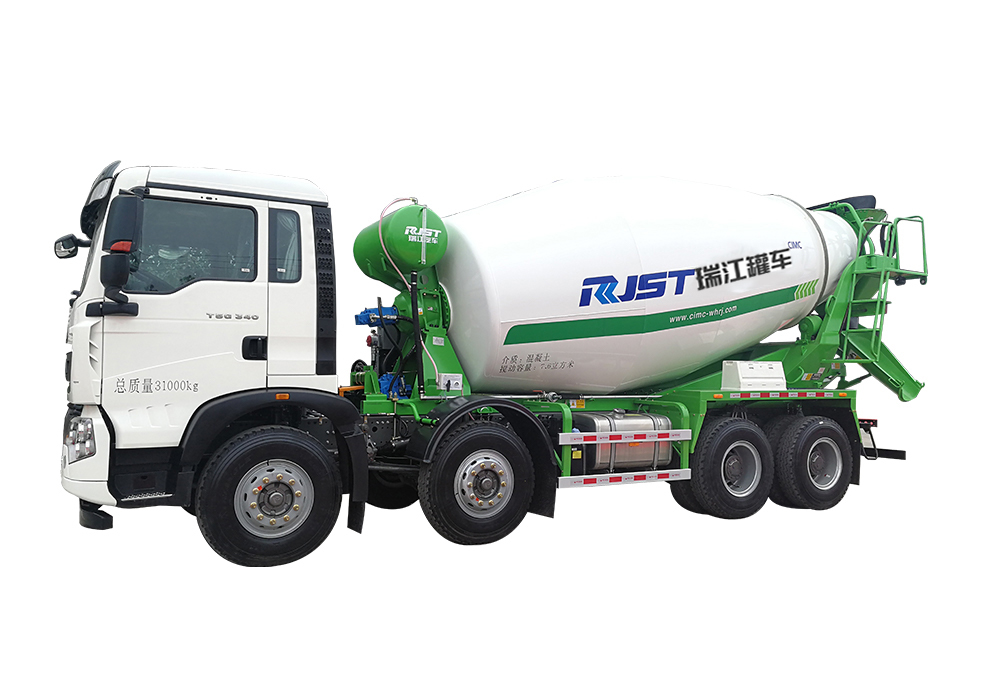 瑞江搅拌车 重汽T5G 轻量化